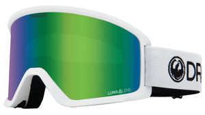 Dragon DX3 OTG Base White/Green Ion 2025 - FULLSEND SKI AND OUTDOOR