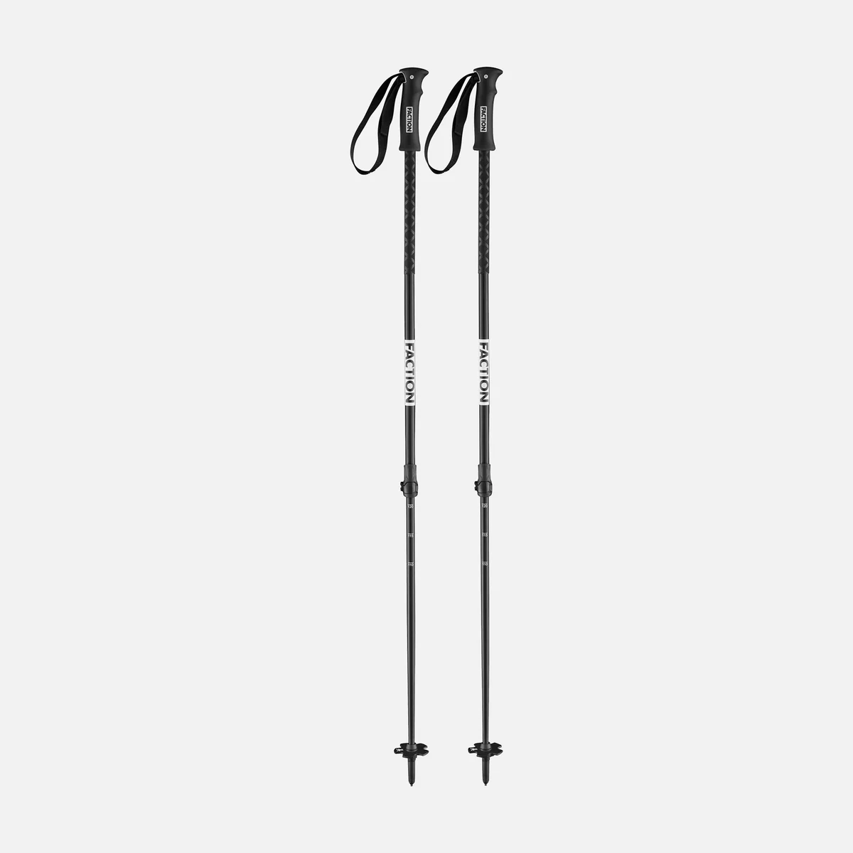 Faction Agent Ski Poles Black - FULLSEND SKI AND OUTDOOR