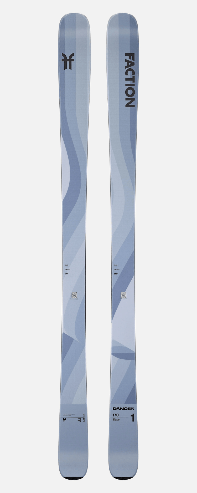 Faction Dancer 1 Grey Skis 2025 - FULLSEND SKI AND OUTDOOR