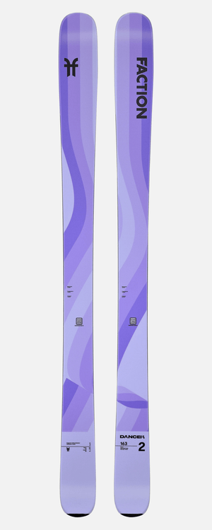 Faction Dancer 2 Purple Skis 2025 - FULLSEND SKI AND OUTDOOR