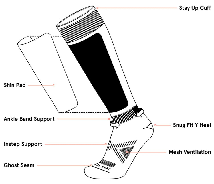 Le Bent Core Targeted Cushion Snow Sock - FULLSEND SKI AND OUTDOOR