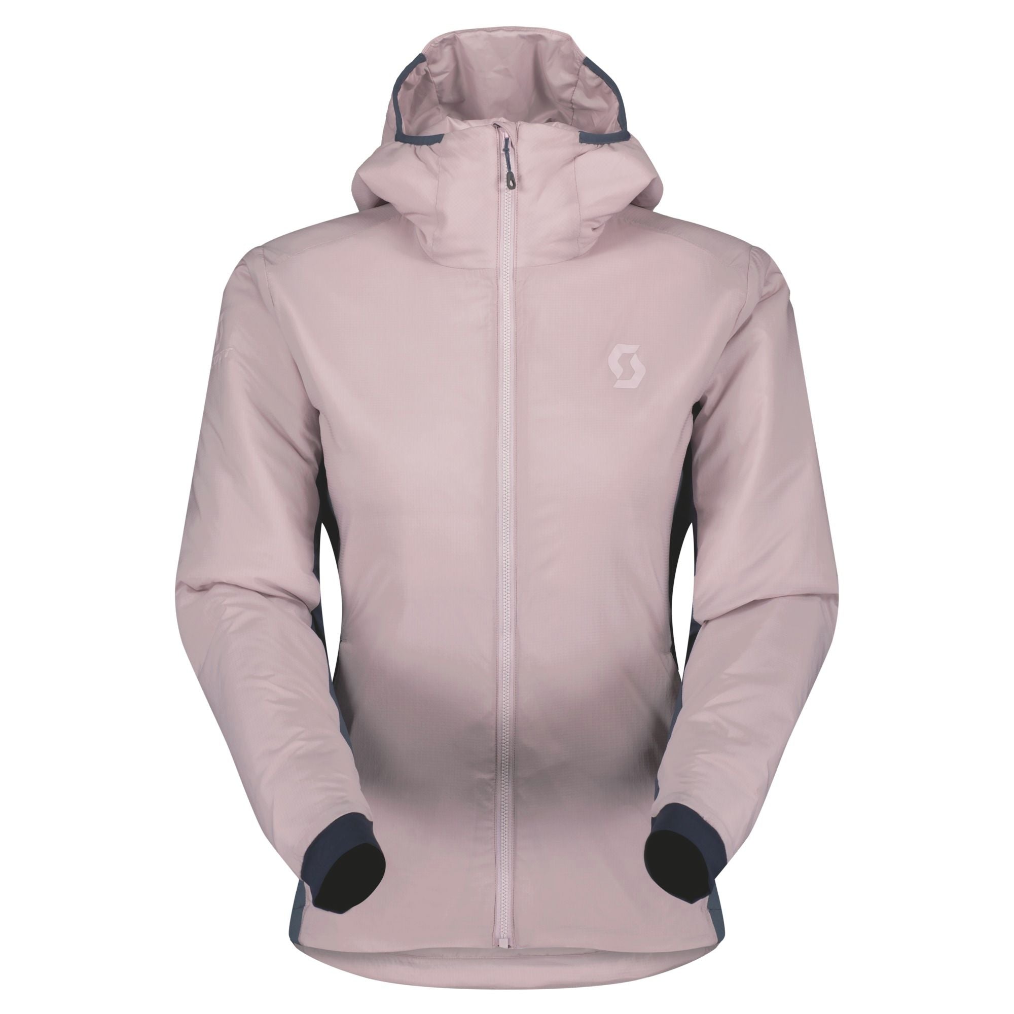 Scott W's Insuloft Light Hoody Sweet Pink/Metal Blue - FULLSEND SKI AND OUTDOOR