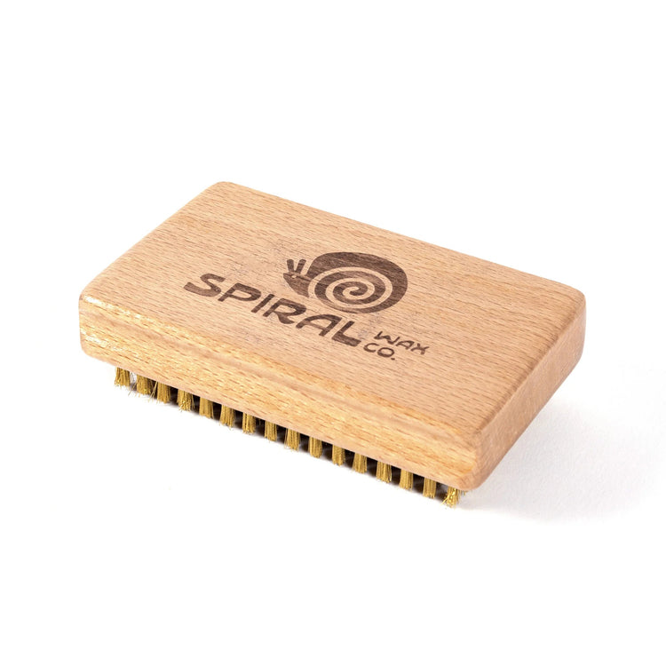 Spiral Brass Wax Brush - FULLSEND SKI AND OUTDOOR