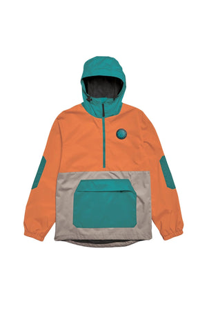 Airblaster Breakwinder Packable Pullover Oxide/Teal - FULLSEND SKI AND OUTDOOR