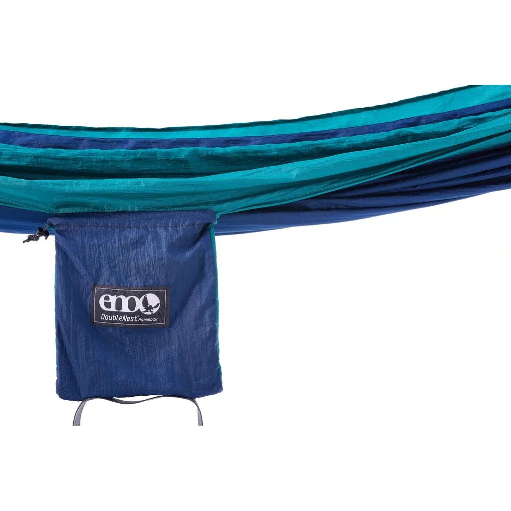 ENO DoubleNest Hammock Olive and Orange - FULLSEND SKI AND OUTDOOR