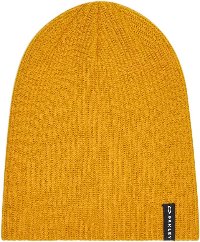 Oakley Back Bone Beanie 2.0 Amber Yellow - FULLSEND SKI AND OUTDOOR