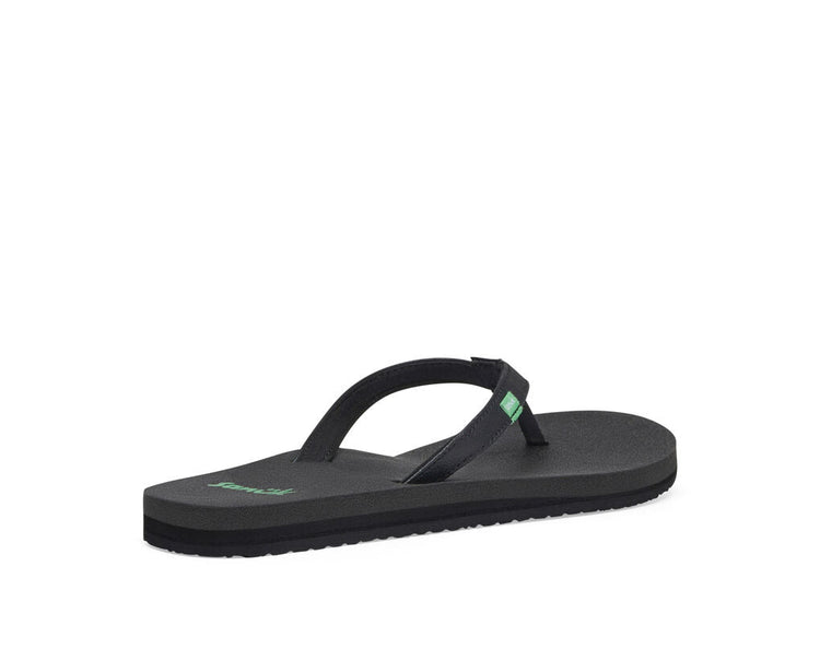 Sanuk Yoga Joy Flip Flops Black - FULLSEND SKI AND OUTDOOR