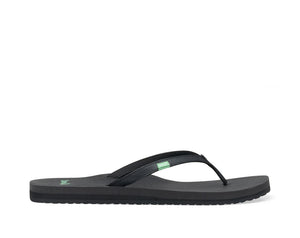 Sanuk Yoga Joy Flip Flops Black - FULLSEND SKI AND OUTDOOR