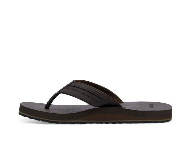 Sanuk Ziggy ST Flip Flops Brown - FULLSEND SKI AND OUTDOOR