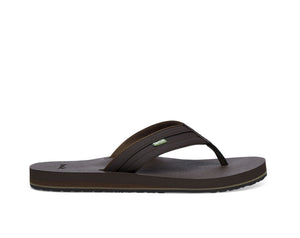 Sanuk Ziggy ST Flip Flops Brown - FULLSEND SKI AND OUTDOOR