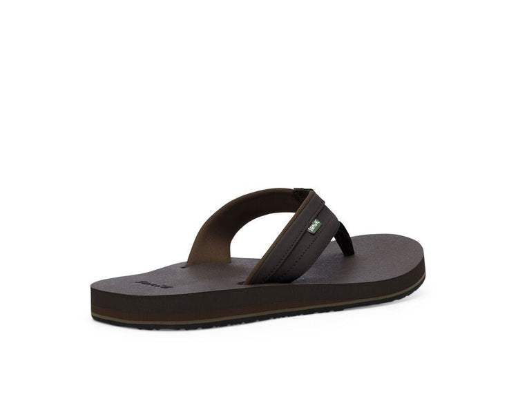 Sanuk Ziggy ST Flip Flops Brown - FULLSEND SKI AND OUTDOOR