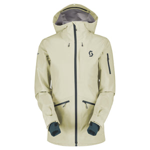 Scott Women's Vertic 3L Jacket Pale Yellow - FULLSEND SKI AND OUTDOOR